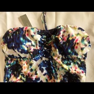 J Crew watercolour halter-neck swimsuit 6